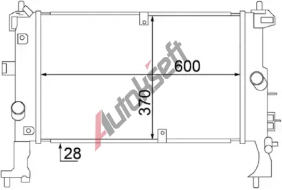 MAHLE Chladi vody MAO CR 1500 000S, CR 1500 000S