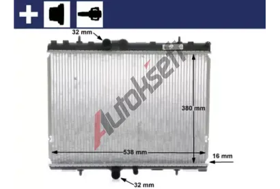 MAHLE Chladi vody MAO CR 1501 000S, CR 1501 000S