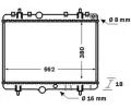 MAHLE Chladi vody MAO CR 1501 000S, CR 1501 000S