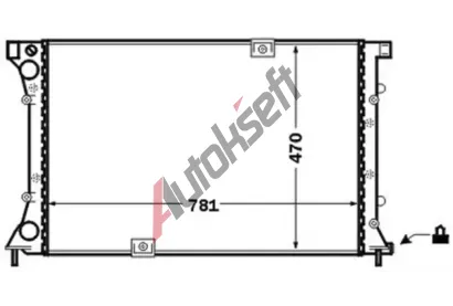 MAHLE Chladi vody MAO CR 1505 000S, CR 1505 000S