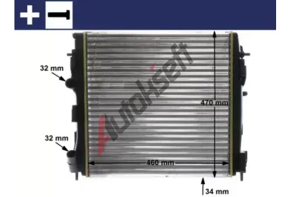 MAHLE Chladi vody MAO CR 1506 000S, CR 1506 000S