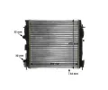 MAHLE Chladi vody MAO CR 1506 000S, CR 1506 000S