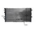 MAHLE Chladi vody MAO CR 1512 000S, CR 1512 000S