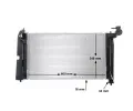 MAHLE Chladi vody MAO CR 1526 000S, CR 1526 000S