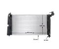 MAHLE Chladi vody MAO CR 1526 000S, CR 1526 000S