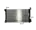 MAHLE Chladi vody MAO CR 1530 000S, CR 1530 000S
