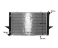 MAHLE Chladi vody MAO CR 1544 000S, CR 1544 000S