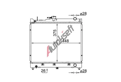 MAHLE Chladič vody MAO CR 1576 000S, CR 1576 000S MAHLE Chladič vody MAO CR 1576 000S, CR 1576 000S