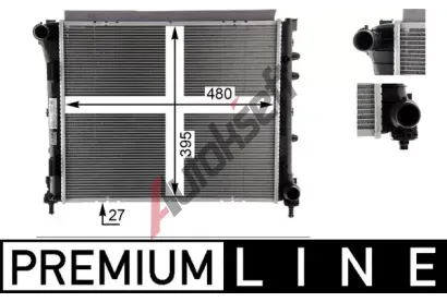MAHLE Chladi vody MAO CR 1586 000P, CR 1586 000P