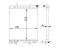 Chladi vody MAHLE ‐ MAO CR 1590 000S
