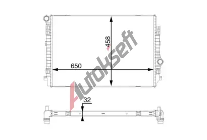 MAHLE Chladi vody MAO CR 1593 000S, CR 1593 000S