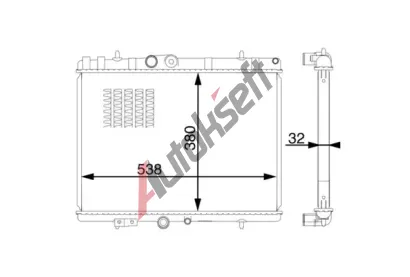 MAHLE Chladi vody MAO CR 1599 000S, CR 1599 000S