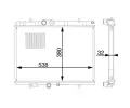 MAHLE Chladi vody ‐ MAO CR 1600 000S