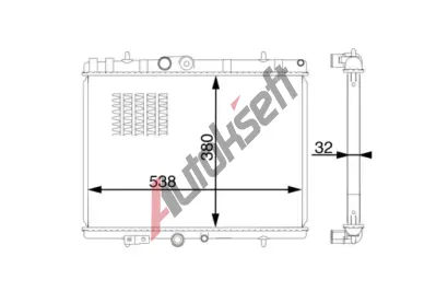 MAHLE Chladi vody MAO CR 1600 000S, CR 1600 000S