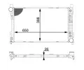 MAHLE Chladi� vody&nbsp;&dash;&nbsp;MAO CR 1602 000S