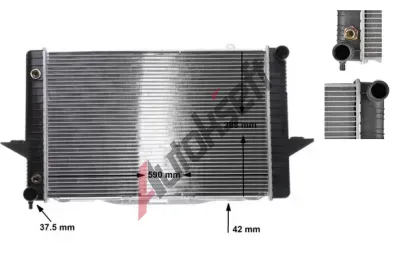 MAHLE Chladi vody MAO CR 164 000S, CR 164 000S