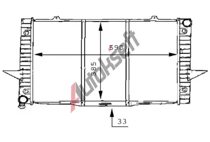 MAHLE Chladi vody MAO CR 165 000S, CR 165 000S