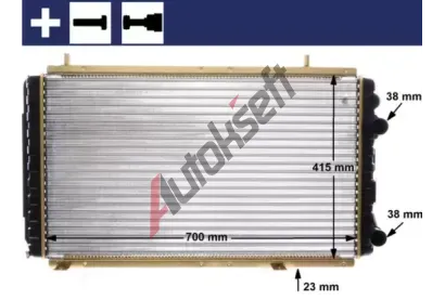 MAHLE Chladi vody MAO CR 168 000S, CR 168 000S
