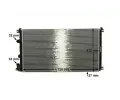 MAHLE Chladi vody MAO CR 1683 000S, CR 1683 000S