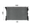 MAHLE Chladi vody MAO CR 1684 000P, CR 1684 000P
