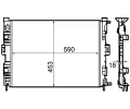 MAHLE Chladi vody MAO CR 1690 000S, CR 1690 000S