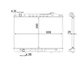 Chladi� vody&nbsp;MAHLE&nbsp;&dash;&nbsp;MAO CR 1701 000S