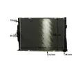 MAHLE Chladi vody MAO CR 1711 000P, CR 1711 000P