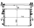 MAHLE Chladi vody MAO CR 1792 000S, CR 1792 000S
