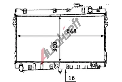MAHLE Chladi vody MAO CR 185 000S, CR 185 000S