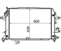 MAHLE Chladi vody MAO CR 1857 000P, CR 1857 000P