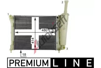 MAHLE Chladi vody MAO CR 1859 000P, CR 1859 000P