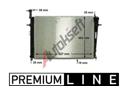 MAHLE Chladi vody MAO CR 1862 000P, CR 1862 000P