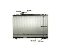 MAHLE Chladi vody MAO CR 1866 000S, CR 1866 000S