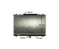 MAHLE Chladi vody MAO CR 1872 000S, CR 1872 000S