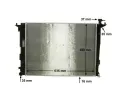 MAHLE Chladi vody MAO CR 1891 000S, CR 1891 000S