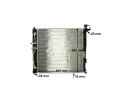 MAHLE Chladi vody MAO CR 1892 000S, CR 1892 000S