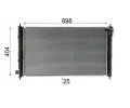 MAHLE Chladi vody MAO CR 1902 000S, CR 1902 000S