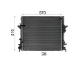 MAHLE Chladič vody MAO CR 1929 000P, CR 1929 000P