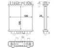 MAHLE Chladi vody MAO CR 1966 000P, CR 1966 000P