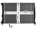 MAHLE Chladi vody MAO CR 1984 000P, CR 1984 000P