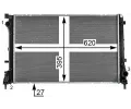 MAHLE Chladi vody MAO CR 2002 000P, CR 2002 000P