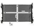 MAHLE Chladi vody MAO CR 2003 000P, CR 2003 000P