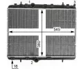 MAHLE Chladi vody MAO CR 2014 000P, CR 2014 000P