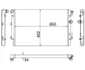 MAHLE Chladi vody MAO CR 2032 000S, CR 2032 000S