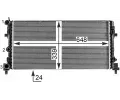 MAHLE Chladi vody MAO CR 2082 000P, CR 2082 000P