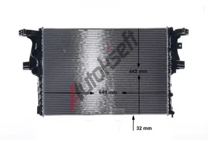 MAHLE Chladič vody MAO CR 2087 000S, CR 2087 000S MAHLE Chladič vody MAO CR 2087 000S, CR 2087 000S