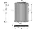 MAHLE Chladi vody MAO CR 2098 000P, CR 2098 000P