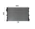 MAHLE Chladi vody MAO CR 2100 000P, CR 2100 000P