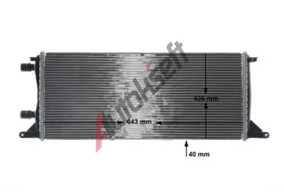 MAHLE Chladi nzk teploty, chladi plnicho vzduchu MAO CR 2111 000S, CR 2111 000S