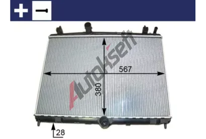 MAHLE Chladi vody MAO CR 2113 000S, CR 2113 000S